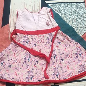 Kids Girls Cotton Frock Like New