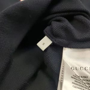 Gucci Web Crest Navy Embroidered logo Authentic