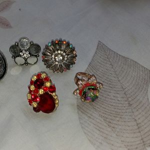 Set Of 5 Rings