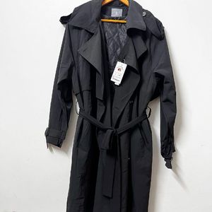 Black Long Trench Coat