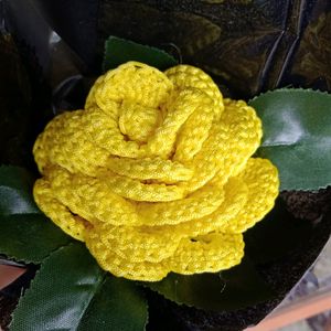 Crochet Flower Yellow