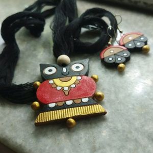 Owl And Flower Neck Set