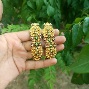 Marwari Krishna Morpankh Saree Bangles