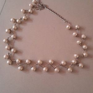 Korean Pearl Necklace Choker