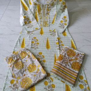 Cotton Kurta Set