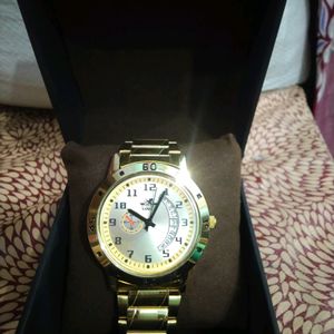 Scottish Club Golden Chain Watch