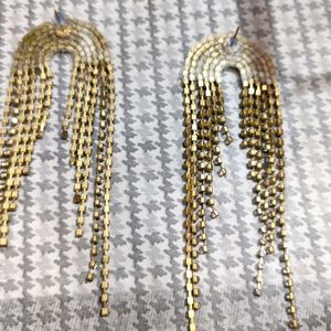 Rhinestone Chain Earrings