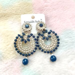 Blue Party Wear Earings