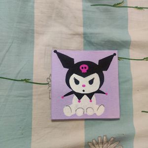 Kuromi Cardboard Canvas Painting