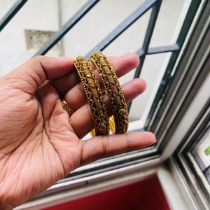 Golden  Bangles For Women❤️