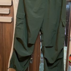 Korean Baggy Parachute Cargo Trouser