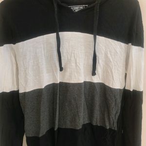 Black And White Hoodie