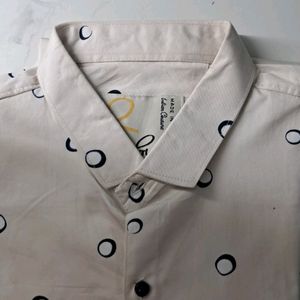 Spotted Cream Shirt