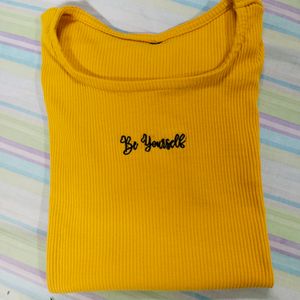 Mustard 💛🟡💛 Crop Top For Beautiful Girls