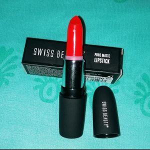 Swiss Beauty Pure Matte Lipstick Orange Red