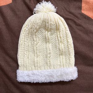 Beige Winter Beanie