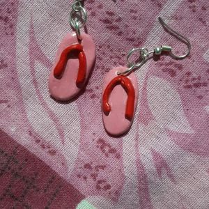 Handmade Slipper Earrings