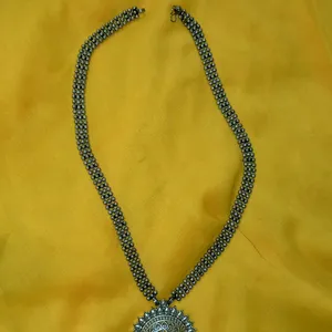 Silver Oxidised Necklace