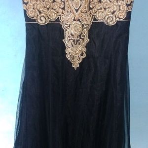 Anarkali black dress