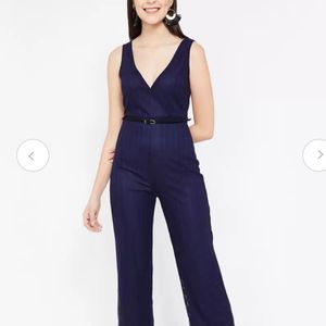 GINGER BY LIFESTYLE NAVY BLUE JUMPSUIT