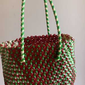 New Red Green Combination Basket