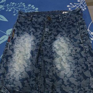 Blue Colour Shorts for Night ware