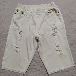 White Short Pants