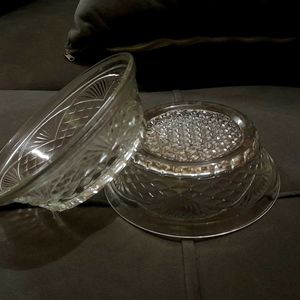 Set Of 2 Glass Bowl