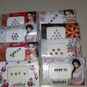 Latest Ladies Fancy Bindi pack of 8pc.