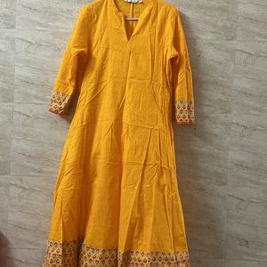 Mustard yellow Kurta