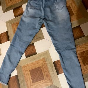 Blue Shade Skinny Jeans