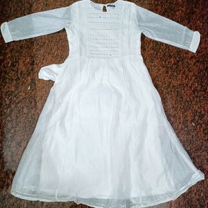 Pure White Angel Georgette Anarkali