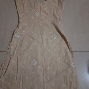 Cream Color Kurti