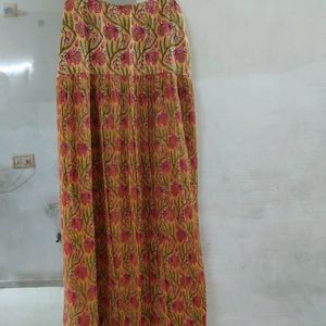 Spaghetti Look Flower Print Dress