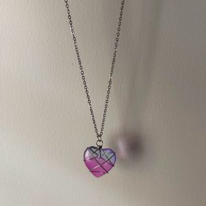 Violet Heart Necklace 💜💝