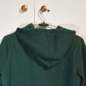 Dark Green Hooded Sweatshirt