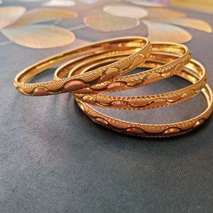 Gold Brass Bangles