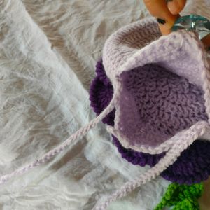 Hand Made Crochet Sling Bag Hope