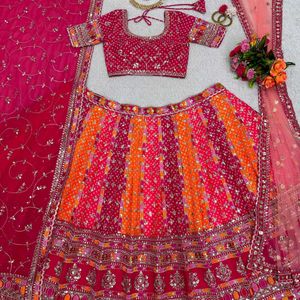 Heavy Lehenga With 2 Dupatta 🌷