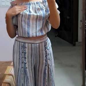 Cute Off Shoulder Co-ord Set