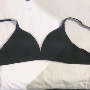 Black Padded Bra