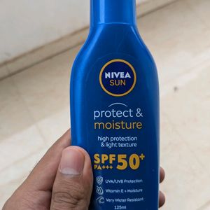 Nivea SPF 50 PA+++ Unused 125ml Sunscreen Lotion