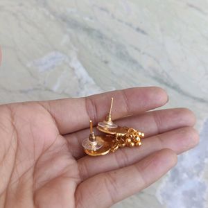 Gold Plated Traditional Studs For Women And Girls