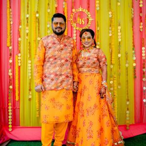 Couple Haldi Outfit