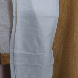 Kurta Set With Schiffli Dupatta