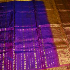 Pure Kanchi Pattu Saree 💜💛