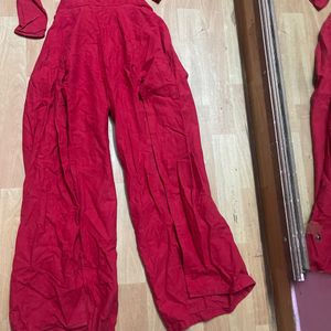 Red Jumpsuit, No Return Or Refund