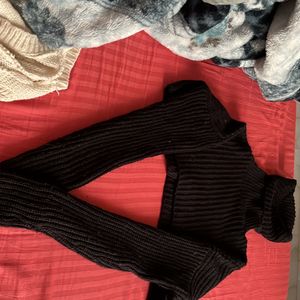 Woollen Crop Sweater