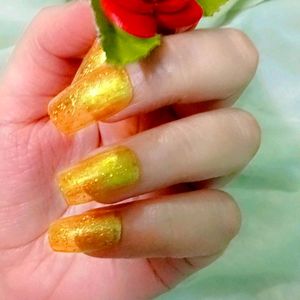 Press On Nails Gold Dust