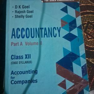 Class 12 Accountancy Part A Volume II